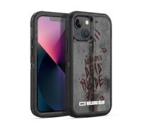 Head Case Designs Licenza Ufficiale AMC The Walking Dead Dead Inside Tipografia Custodia Antiurto Ultra Blindata compatibile con Apple iPhone 13