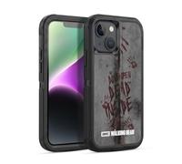 Head Case Designs Licenza Ufficiale AMC The Walking Dead Dead Inside Tipografia Custodia Antiurto Ultra Blindata compatibile con Apple iPhone 14