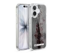 Head Case Designs Licenza Ufficiale AMC The Walking Dead Dead Inside Tipografia Custodia in Gel [Protezione di Grado Militare] Compatibile con Apple iPhone 17 E Compatibile con MagSafe
