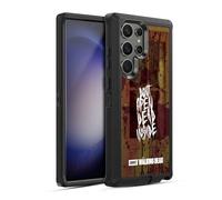 Head Case Designs Licenza Ufficiale AMC The Walking Dead Do Not Open Tipografia Custodia Antiurto Ultra Blindata Compatibile con Samsung Galaxy S23 Ultra 5G