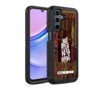 Head Case Designs Licenza Ufficiale AMC The Walking Dead Do Not Open Tipografia Custodia Antiurto Ultra Blindata Compatibile con Samsung Galaxy A15