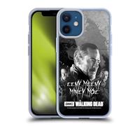 Head Case Designs Licenza Ufficiale AMC The Walking Dead Eeny Miney BN Negan Custodia in Gel [Protezione di Grado Militare] Compatibile con Apple iPhone 12 Mini