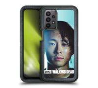 Head Case Designs Licenza Ufficiale AMC The Walking Dead Glenn Caratteri Custodia Antiurto Ultra Blindata Compatibile con Samsung Galaxy A23 / 5G (2022)