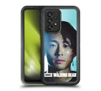 Head Case Designs Licenza Ufficiale AMC The Walking Dead Glenn Caratteri Custodia Antiurto Ultra Blindata Compatibile con Galaxy A33 5G (2022)