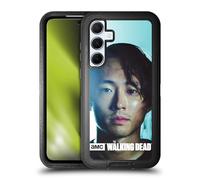 Head Case Designs Licenza Ufficiale AMC The Walking Dead Glenn Caratteri Custodia Antiurto Ultra Blindata Compatibile con Samsung Galaxy A55 5G