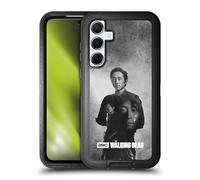 Head Case Designs Licenza Ufficiale AMC The Walking Dead Glenn Doppia Esposizione Custodia Antiurto Ultra Blindata Compatibile con Samsung Galaxy A55 5G