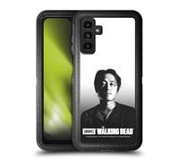 Head Case Designs Licenza Ufficiale AMC The Walking Dead Glenn Ritratti Filtrati Custodia Antiurto Ultra Blindata Compatibile con Samsung Galaxy A13 5G (2021)
