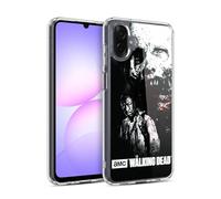Head Case Designs Licenza Ufficiale AMC The Walking Dead Morgan E Lurker Sangue Custodia in Gel [Protezione di Grado Militare] Compatibile con Samsung Galaxy A07 4G