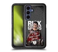 Head Case Designs Licenza Ufficiale AMC The Walking Dead Poncho Insanguinato Rick Grimes eredità Custodia Antiurto Ultra Blindata Compatibile con Samsung Galaxy S25 Fe