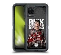Head Case Designs Licenza Ufficiale AMC The Walking Dead Poncho Insanguinato Rick Grimes eredità Custodia Antiurto Ultra Blindata Compatibile con Samsung Galaxy A12 (2020)