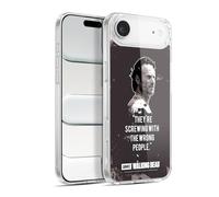 Head Case Designs Licenza Ufficiale AMC The Walking Dead Rick Trap Citazioni Custodia in Gel [Protezione di Grado Militare] Compatibile con Apple iPhone 17 Air E con MagSafe