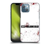Head Case Designs Licenza Ufficiale AMC The Walking Dead Sangue Bianco Logo Custodia Cover Dura per Parte Posteriore Compatibile con Apple iPhone 13