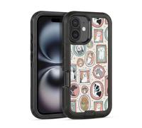 Head Case Designs Licenza Ufficiale Andrea Lauren Design Cani Incorniciati Animali Custodia Antiurto Ultra Blindata compatibile con Apple iPhone 16