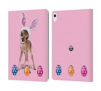 Head Case Designs Licenza Ufficiale Animal Club International Amorevole Cerbiatto di Pasqua Custodia Portafoglio in Pelle Compatibile con Apple iPad Air 13 2024/2025