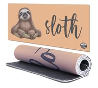 Head Case Designs Licenza Ufficiale Animal Club International Bradipo Facce 37.4 x 15.75 x 0.16 Inches (900 x 400 mm) - XL Tappetino per Mouse E Scrivania da Ufficio per Giochi Tastiera PC