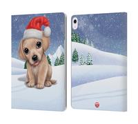 Head Case Designs Licenza Ufficiale Animal Club International Cane Animali Custodia Portafoglio in Pelle Compatibile con Apple iPad Air 13 2024/2025