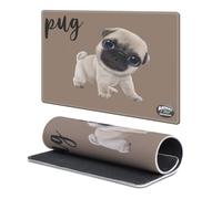 Head Case Designs Licenza Ufficiale Animal Club International Carlino Facce 9.84 x 11.81 x 0.12 Inches (250 x 300 mm) - S Tappetino per Mouse E Scrivania da Ufficio per Giochi Tastiera PC