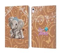 Head Case Designs Licenza Ufficiale Animal Club International Elefante Diritti di Animali Domestici Custodia Portafoglio in Pelle Compatibile con Apple iPad Air 13 2024/2025