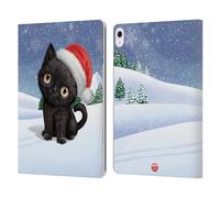 Head Case Designs Licenza Ufficiale Animal Club International Gatto 2 Animali Custodia Portafoglio in Pelle Compatibile con Apple iPad Air 13 2024/2025