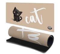 Head Case Designs Licenza Ufficiale Animal Club International Gatto Facce 23.62 x 11.81 x 0.12 Inches (600 x 300 mm) - L Tappetino per Mouse E Scrivania da Ufficio per Giochi Tastiera PC