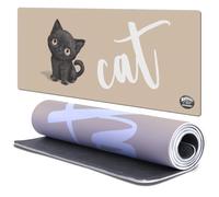 Head Case Designs Licenza Ufficiale Animal Club International Gatto Facce 37.4 x 15.75 x 0.16 Inches (900 x 400 mm) - XL Tappetino per Mouse E Scrivania da Ufficio per Giochi Tastiera PC