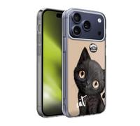 Head Case Designs Licenza Ufficiale Animal Club International Gatto Nero Facce Custodia in Gel [Protezione di Grado Militare] Compatibile con Apple iPhone 17 PRO Max