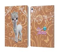 Head Case Designs Licenza Ufficiale Animal Club International Lama Diritti di Animali Domestici Custodia Portafoglio in Pelle Compatibile con Apple iPad Air 13 2024/2025