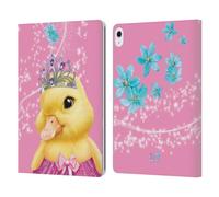 Head Case Designs Licenza Ufficiale Animal Club International Papera Facce Reali Custodia Portafoglio in Pelle Compatibile con Apple iPad Air 13 2024/2025