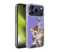 Head Case Designs Licenza Ufficiale Animal Club International Persian Cat Facce Custodia in Gel [Protezione di Grado Militare] Compatibile con Apple iPhone 17 PRO