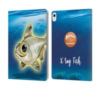 Head Case Designs Licenza Ufficiale Animal Club International Pesce Raggi X Sott'Acqua Custodia Portafoglio in Pelle Compatibile con Apple iPad Air 13 2024/2025