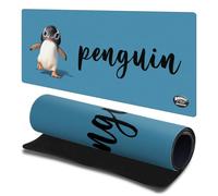 Head Case Designs Licenza Ufficiale Animal Club International Pinguino Facce 23.62 x 11.81 x 0.12 Inches (600 x 300 mm) - L Tappetino per Mouse E Scrivania da Ufficio per Giochi Tastiera PC