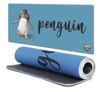 Head Case Designs Licenza Ufficiale Animal Club International Pinguino Facce 37.4 x 15.75 x 0.16 Inches (900 x 400 mm) - XL Tappetino per Mouse E Scrivania da Ufficio per Giochi Tastiera PC