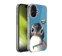 Head Case Designs Licenza Ufficiale Animal Club International Pinguino Facce Custodia in Gel [Protezione di Grado Militare] Compatibile con Apple iPhone 17