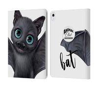 Head Case Designs Licenza Ufficiale Animal Club International Pipistrello Facce Custodia Portafoglio in Pelle Compatibile con Apple iPad Air 13 2024/2025
