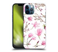 Head Case Designs Licenza Ufficiale Anis Illustration Magnolia Modelli Fiori 2 Custodia Cover Dura per Parte Posteriore Compatibile con Apple iPhone 12 PRO Max