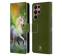 Head Case Designs Licenza Ufficiale Anne Stokes A Caccia Dell'Arcobaleno Fantasia 2 Custodia Portafoglio in Pelle Compatibile con Samsung Galaxy S22 Ultra 5G