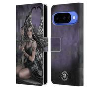 Head Case Designs Licenza Ufficiale Anne Stokes Amore perduto Cuori Neri Custodia Portafoglio in Pelle Compatibile con Google Pixel 10