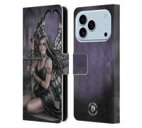 Head Case Designs Licenza Ufficiale Anne Stokes Amore perduto Cuori Neri Custodia Portafoglio in Pelle Compatibile con Apple iPhone 17 PRO