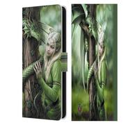 Head Case Designs Licenza Ufficiale Anne Stokes Anime affini Amicizia Di Drago Custodia Portafoglio in Pelle Compatibile con Samsung Galaxy S25 FE