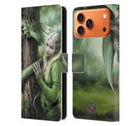 Head Case Designs Licenza Ufficiale Anne Stokes Anime affini Amicizia Di Drago Custodia Portafoglio in Pelle Compatibile con Apple iPhone 17 Pro Max