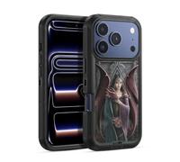 Head Case Designs Licenza Ufficiale Anne Stokes Anime gemelle Amicizia Di Drago Custodia Antiurto Ultra Blindata compatibile con Apple iPhone 17 Pro Max