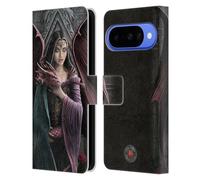 Head Case Designs Licenza Ufficiale Anne Stokes Anime gemelle Amicizia Di Drago Custodia Portafoglio in Pelle Compatibile con Google Pixel 10