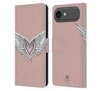 Head Case Designs Licenza Ufficiale Anne Stokes Ascendente Cuore Alato Sirene E Angeli Custodia Portafoglio in Pelle Compatibile con Apple iPhone 17 Air