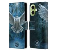 Head Case Designs Licenza Ufficiale Anne Stokes Awake Your Magic Gufi Custodia Portafoglio in Pelle Compatibile con Apple iPhone 17
