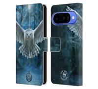 Head Case Designs Licenza Ufficiale Anne Stokes Awake Your Magic Gufi Custodia Portafoglio in Pelle Compatibile con Google Pixel 10