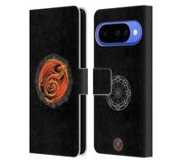 Head Case Designs Licenza Ufficiale Anne Stokes Beltane Primo Maggio Draghi dei Sabbat Custodia Portafoglio in Pelle Compatibile con Google Pixel 10