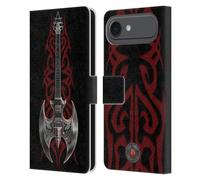 Head Case Designs Licenza Ufficiale Anne Stokes Chitarra Dio del Rock Tribale Custodia Portafoglio in Pelle Compatibile con Apple iPhone 17 Air