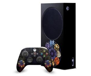 Head Case Designs Licenza Ufficiale Anne Stokes Ciclo del drago Draghi dei Sabbat Pacchetto Console Da Gioco Wrap E Pelle Per Controller Compatibile con Xbox Series S Console & Controller Bundle