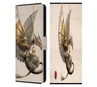 Head Case Designs Licenza Ufficiale Anne Stokes Clockwork Dragon Steampunk Custodia Portafoglio in Pelle Compatibile con Samsung Galaxy S25 Fe
