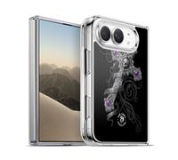 Head Case Designs Licenza Ufficiale Anne Stokes Croce del perduto amore Cuori Neri Custodia in Gel [Protezione di Grado Militare] Compatibile Con Apple iPhone Duo E Compatibile Con MagSafe